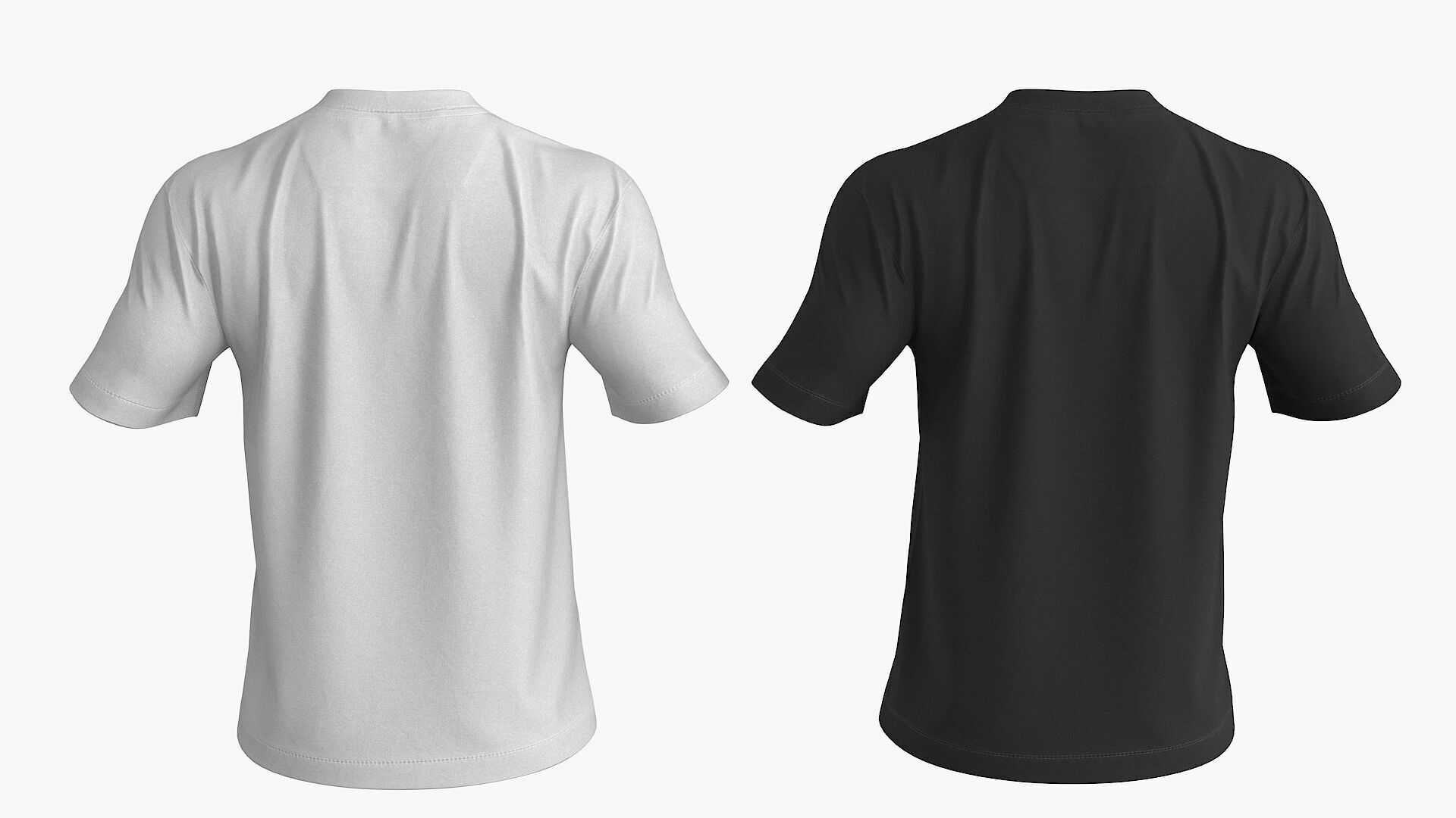 Male Denim Collection Cloth Low-poly 3D model_12