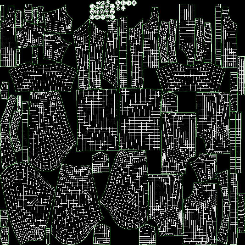 Male Denim Collection Cloth Low-poly 3D model_43