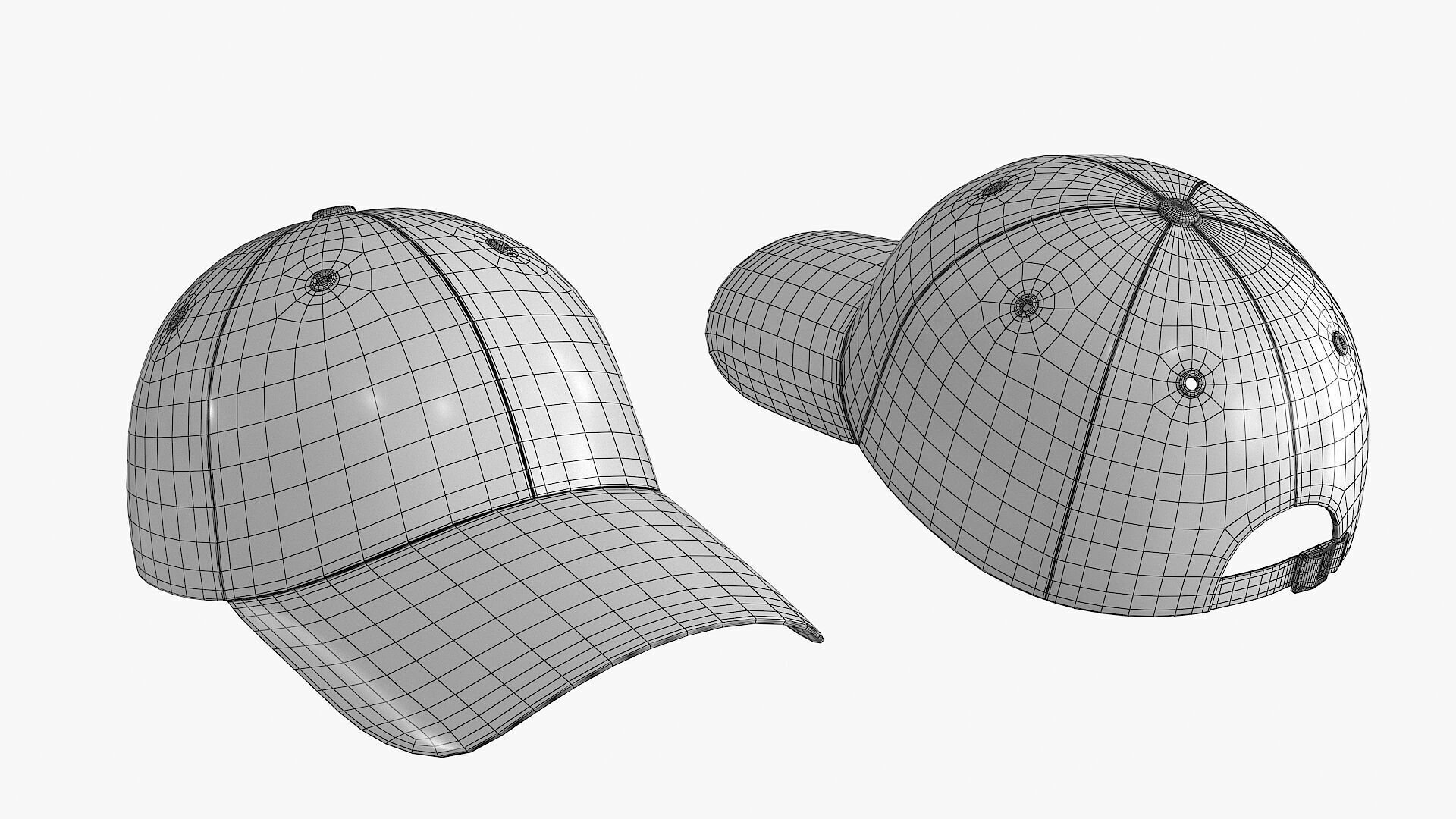 Male Denim Collection Cloth Low-poly 3D model_36