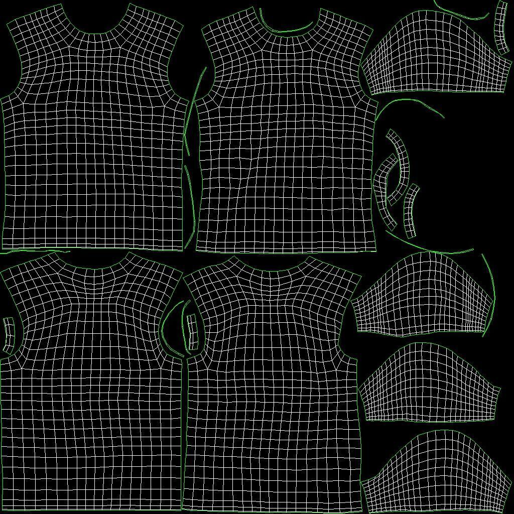 Male Denim Collection Cloth Low-poly 3D model_45