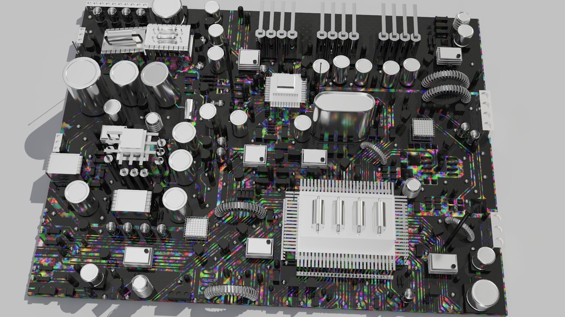 Circuit city multicolors 3D model_6