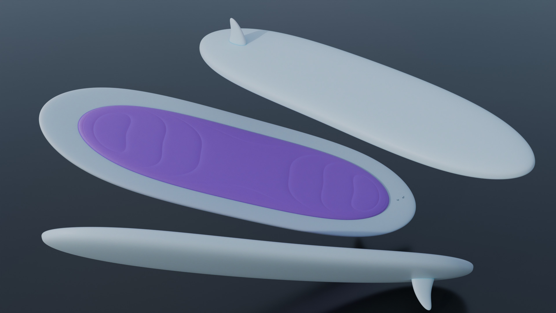Surfboard 3D model_2