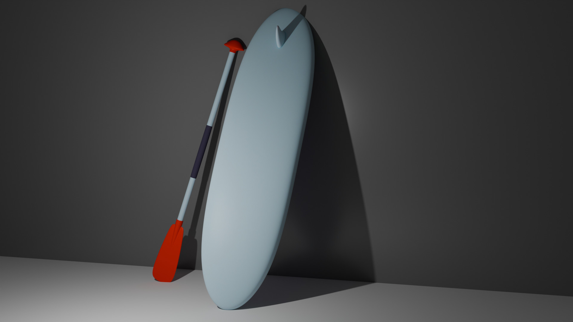Surfboard 3D model_1