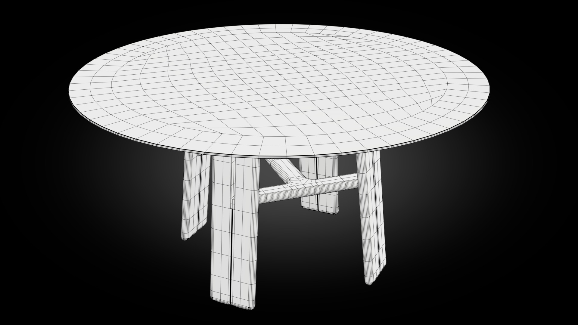 DUO Table O150 3D model_15