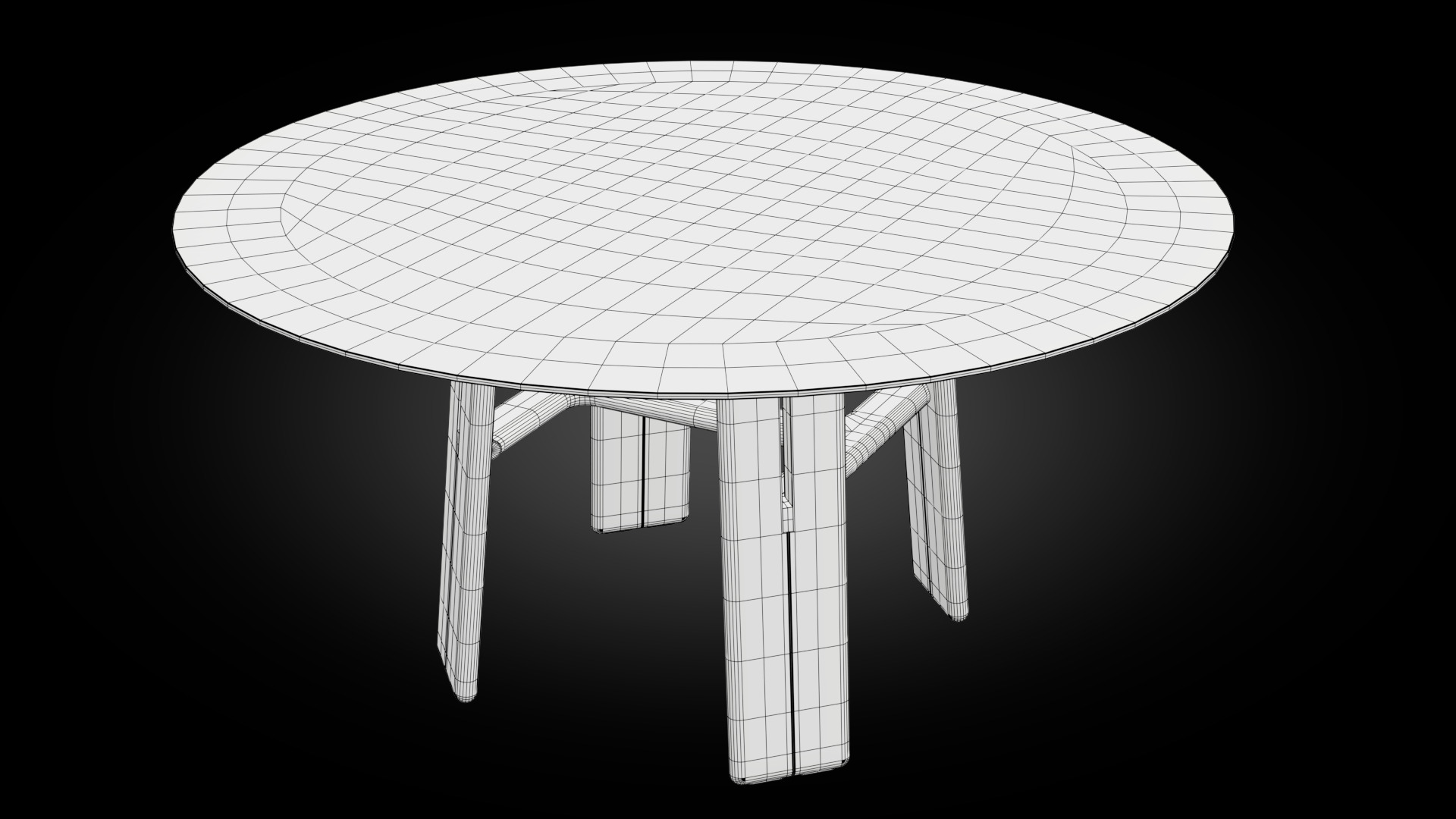 DUO Table O150 3D model_14