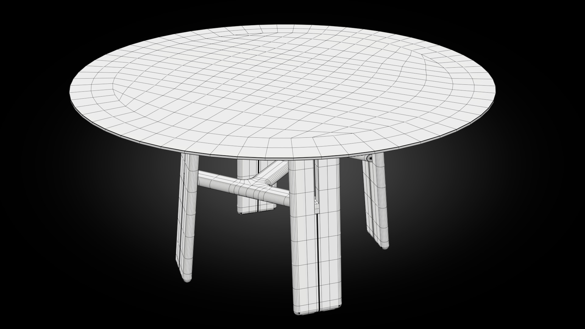 DUO Table O150 3D model_16