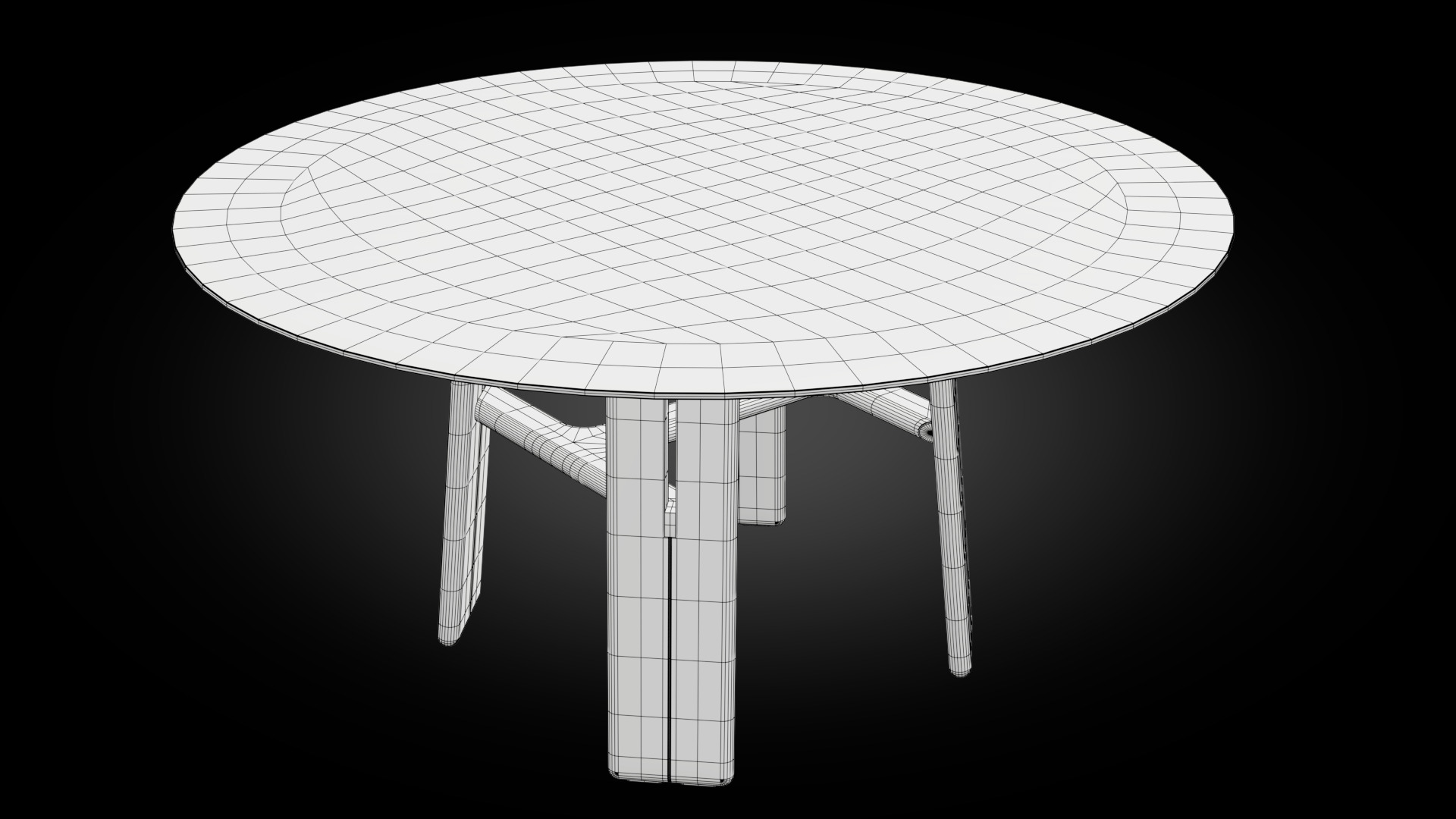 DUO Table O150 3D model_11