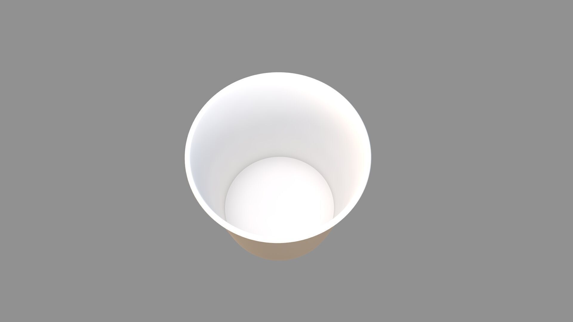 popcorn tub silver 3D model_3