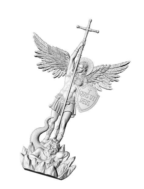 Archangel Michael 3D print model_1