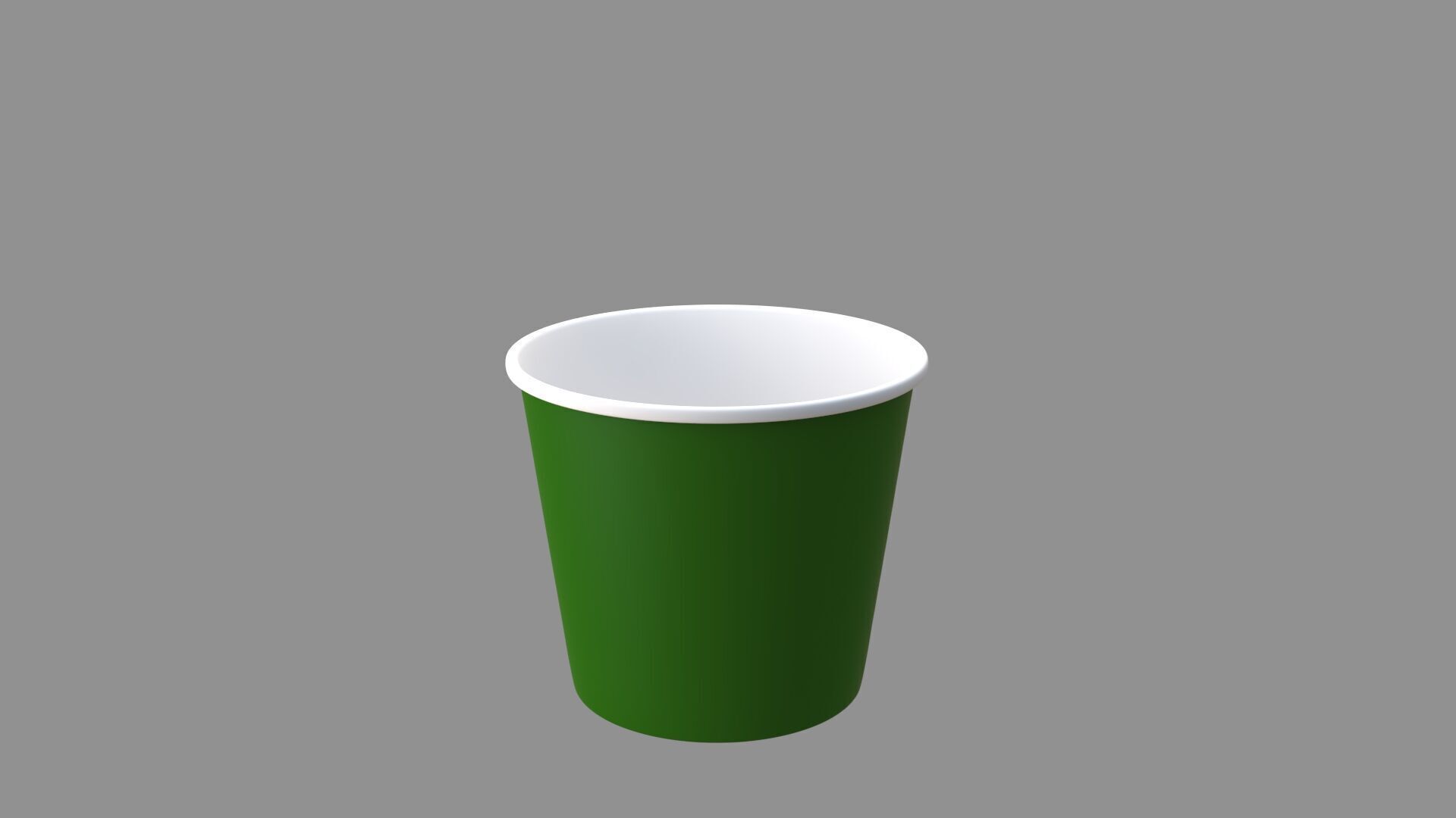 popcorn tub collection of 9 3D model_11