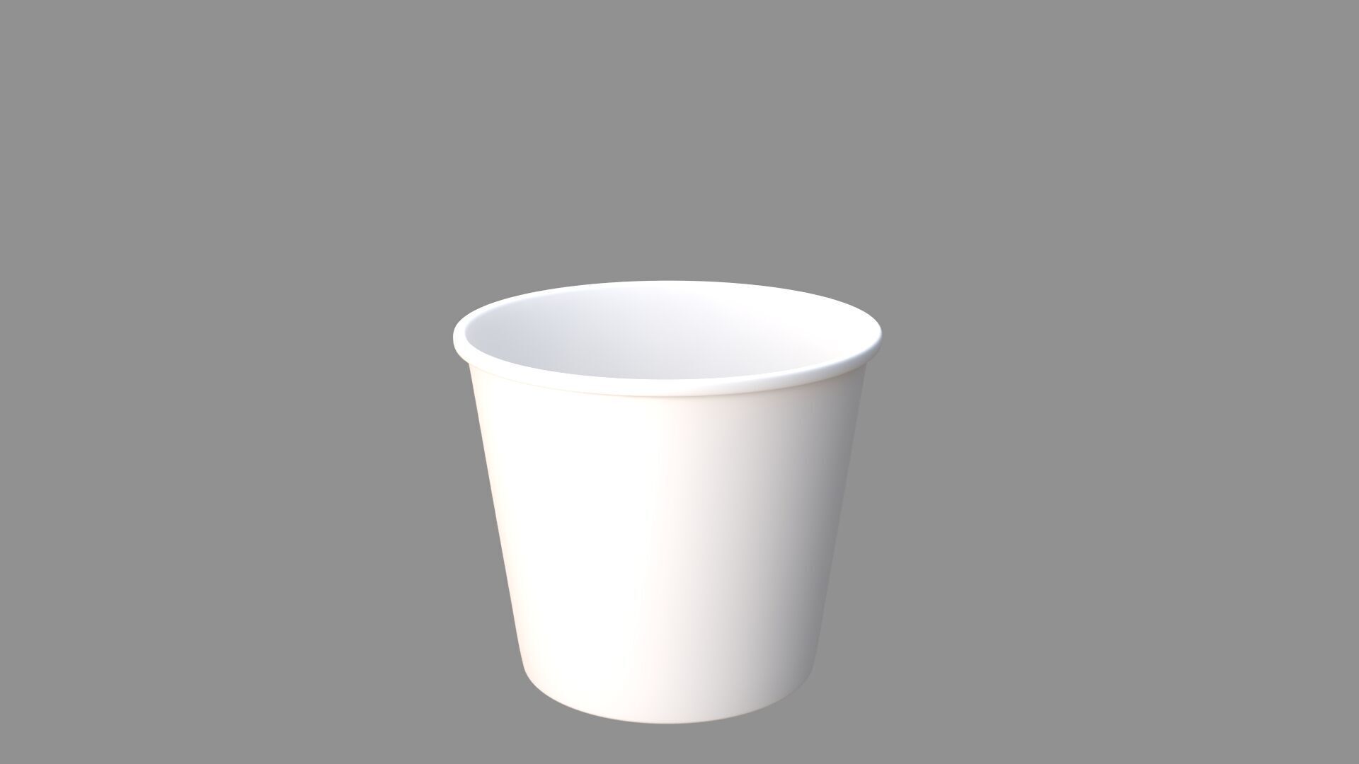 popcorn tub collection of 9 3D model_27