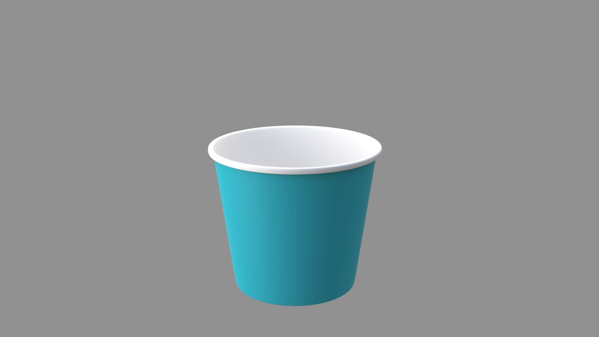 popcorn tub collection of 9 3D model_23