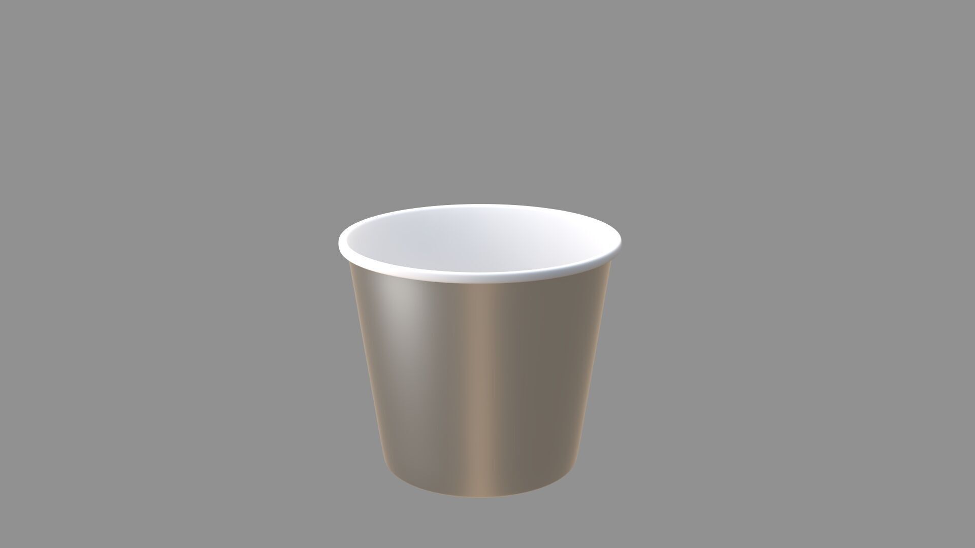 popcorn tub collection of 9 3D model_22