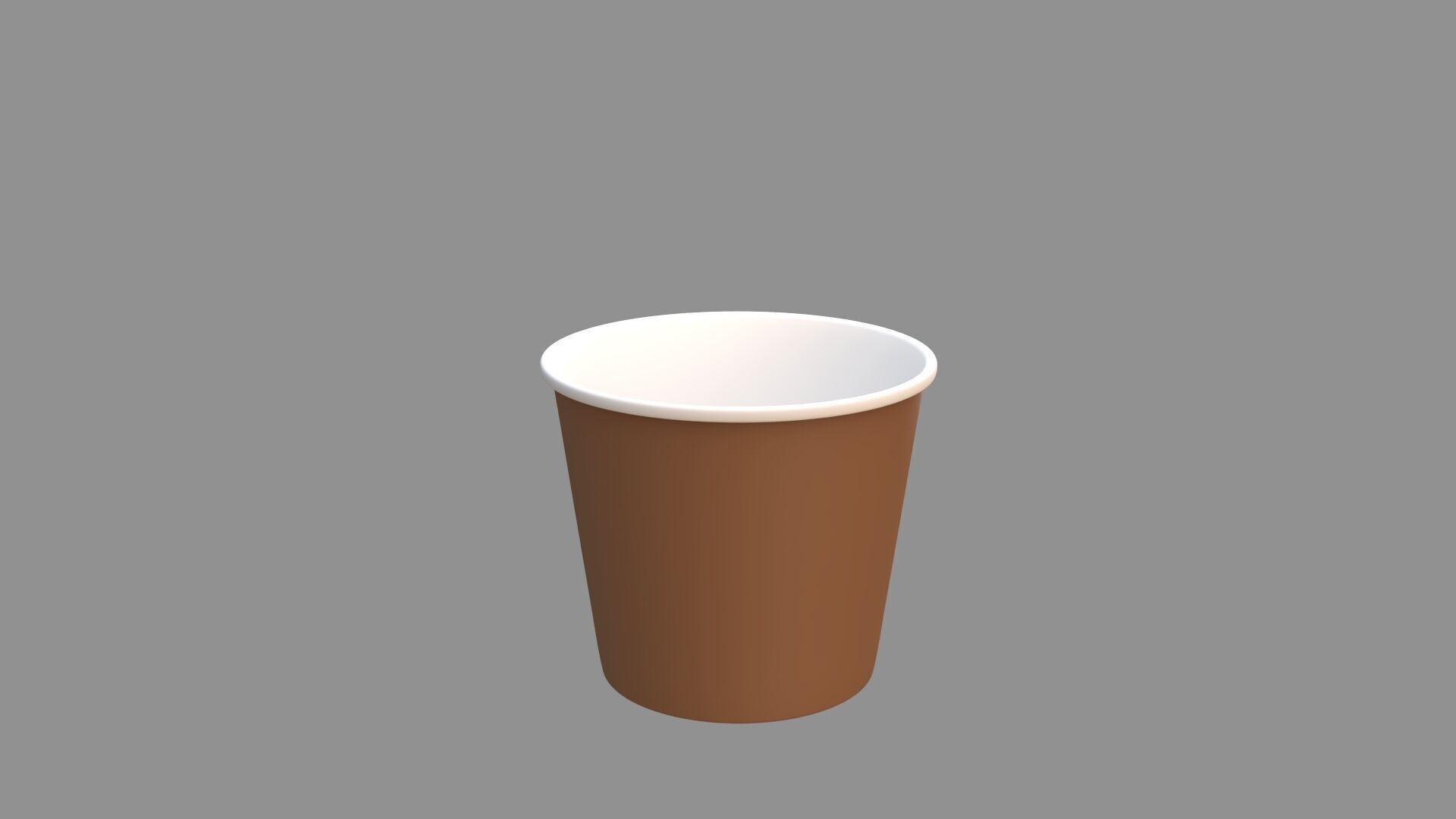 popcorn tub collection of 9 3D model_5