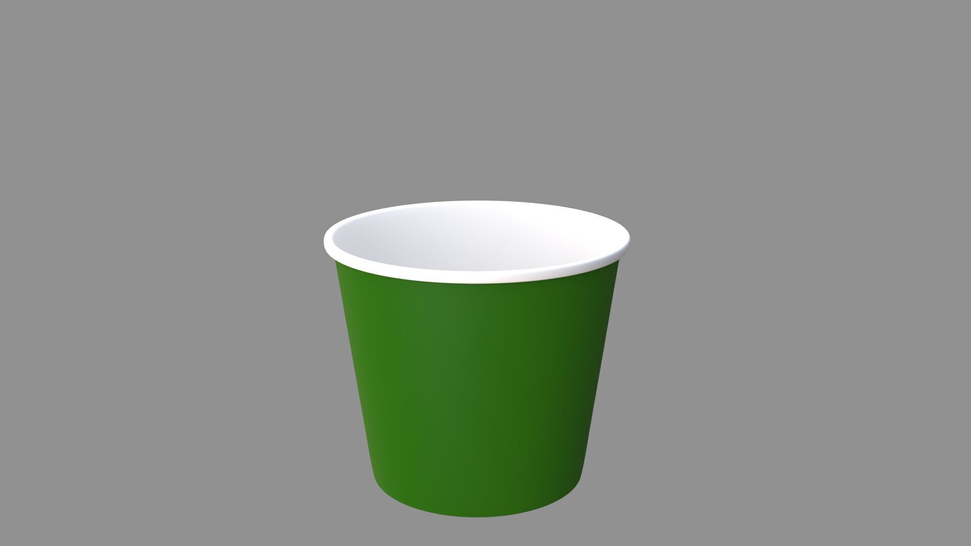 popcorn tub collection of 9 3D model_12