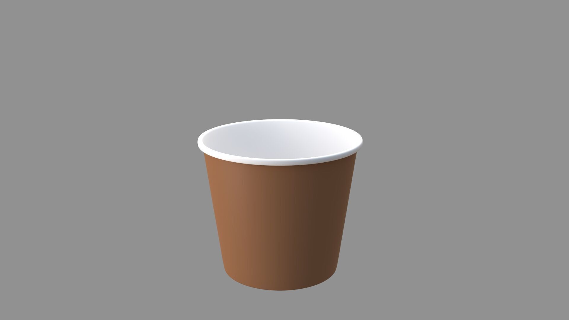 popcorn tub collection of 9 3D model_6