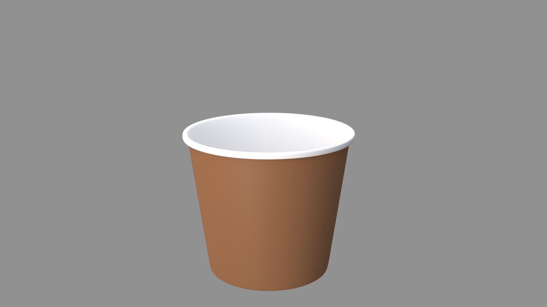 popcorn tub collection of 9 3D model_4