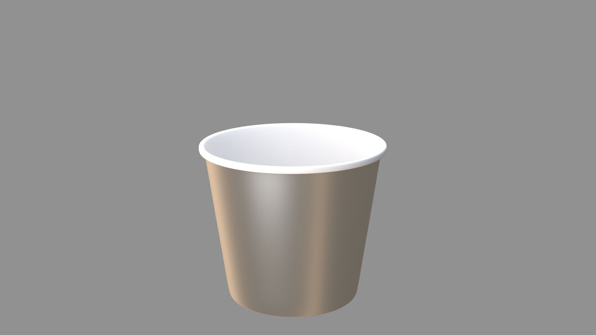 popcorn tub collection of 9 3D model_18