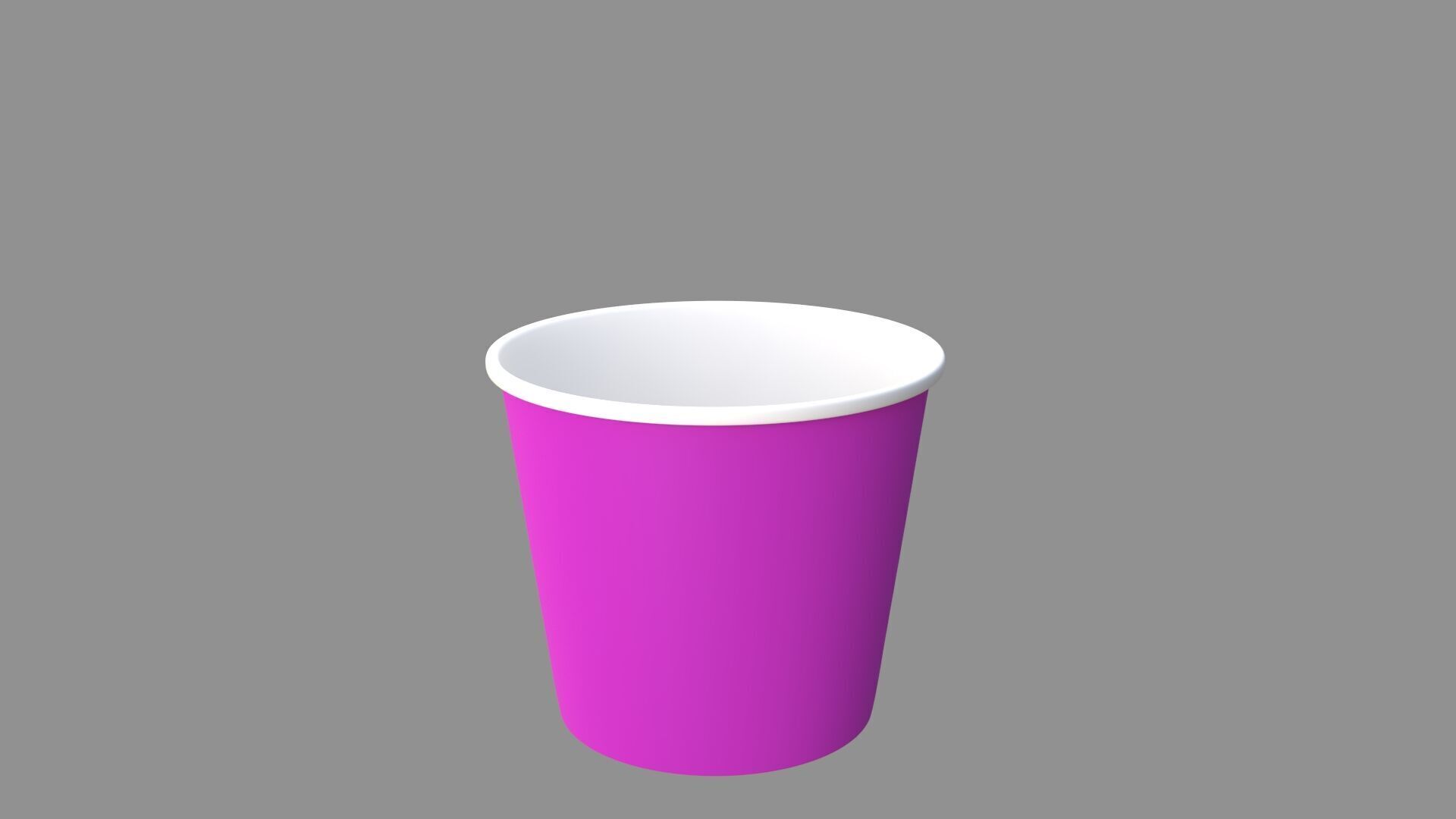 popcorn tub collection of 9 3D model_13
