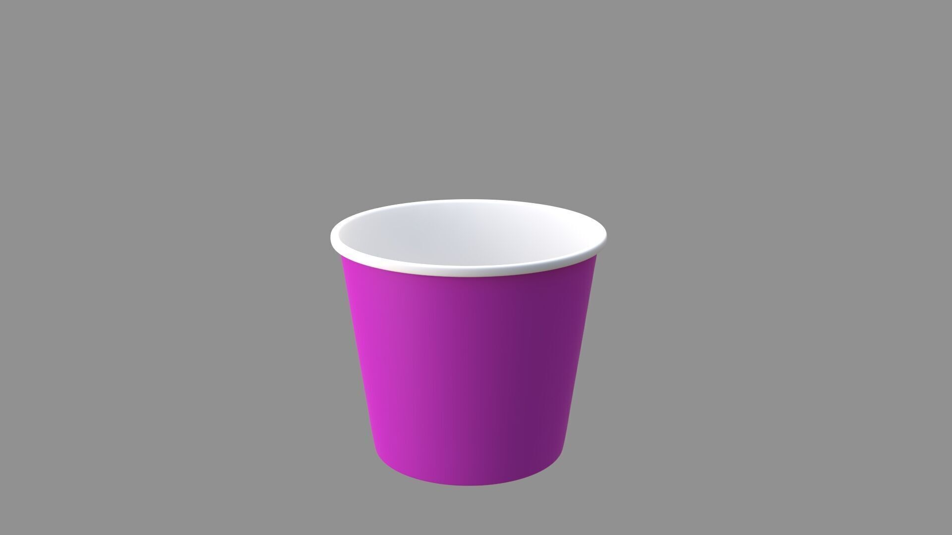popcorn tub collection of 9 3D model_15