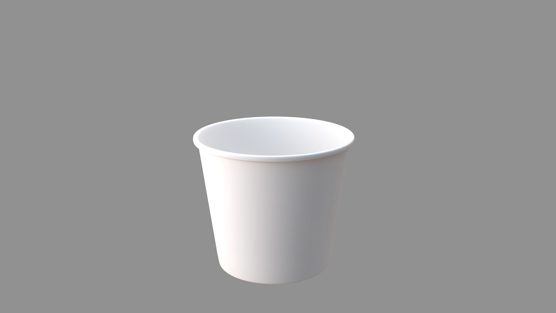 popcorn tub collection of 9 3D model_28