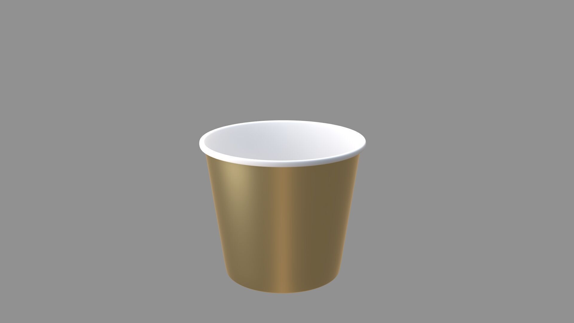 popcorn tub collection of 9 3D model_9