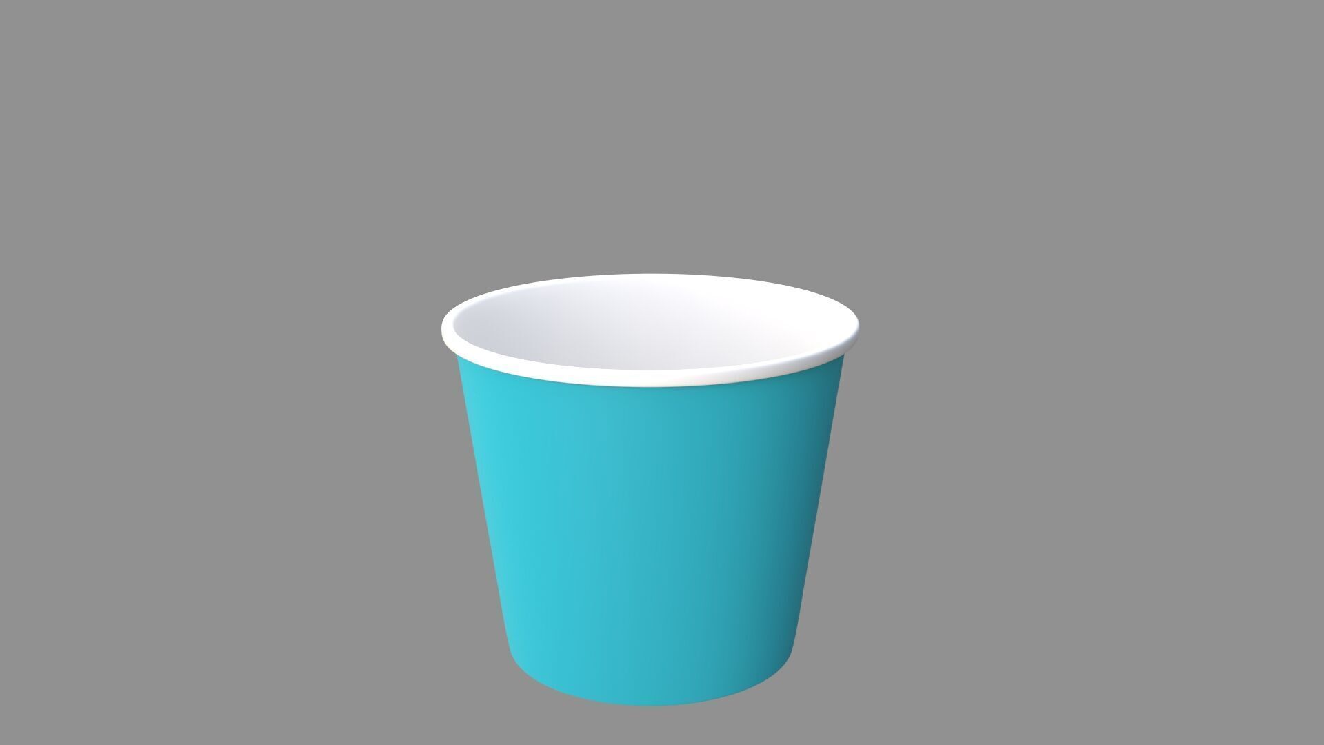 popcorn tub collection of 9 3D model_25