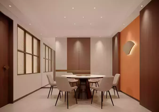 Modern pre-owned dining box