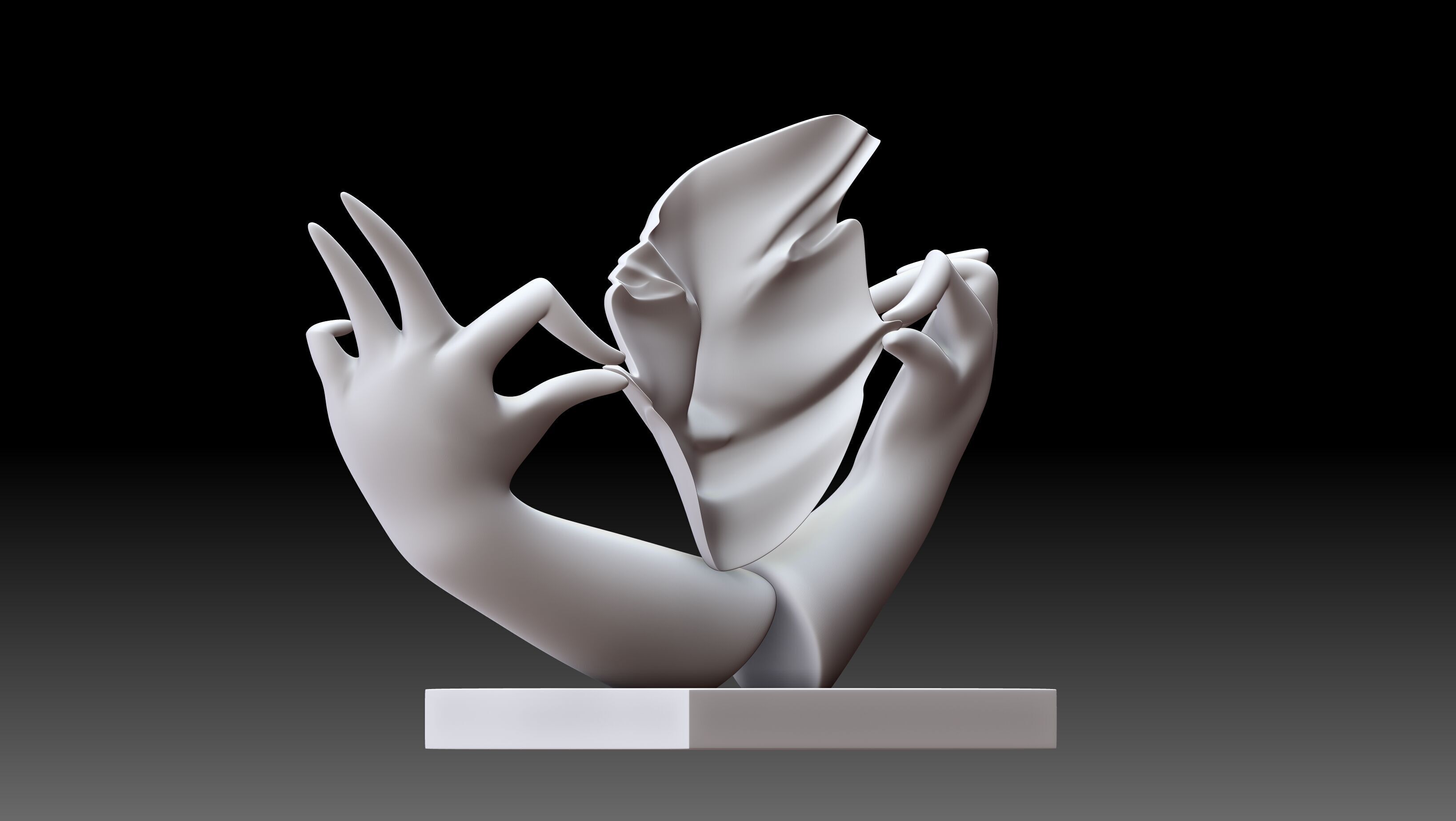 Joker Face for 3D Print and Home decor 3D print model_2