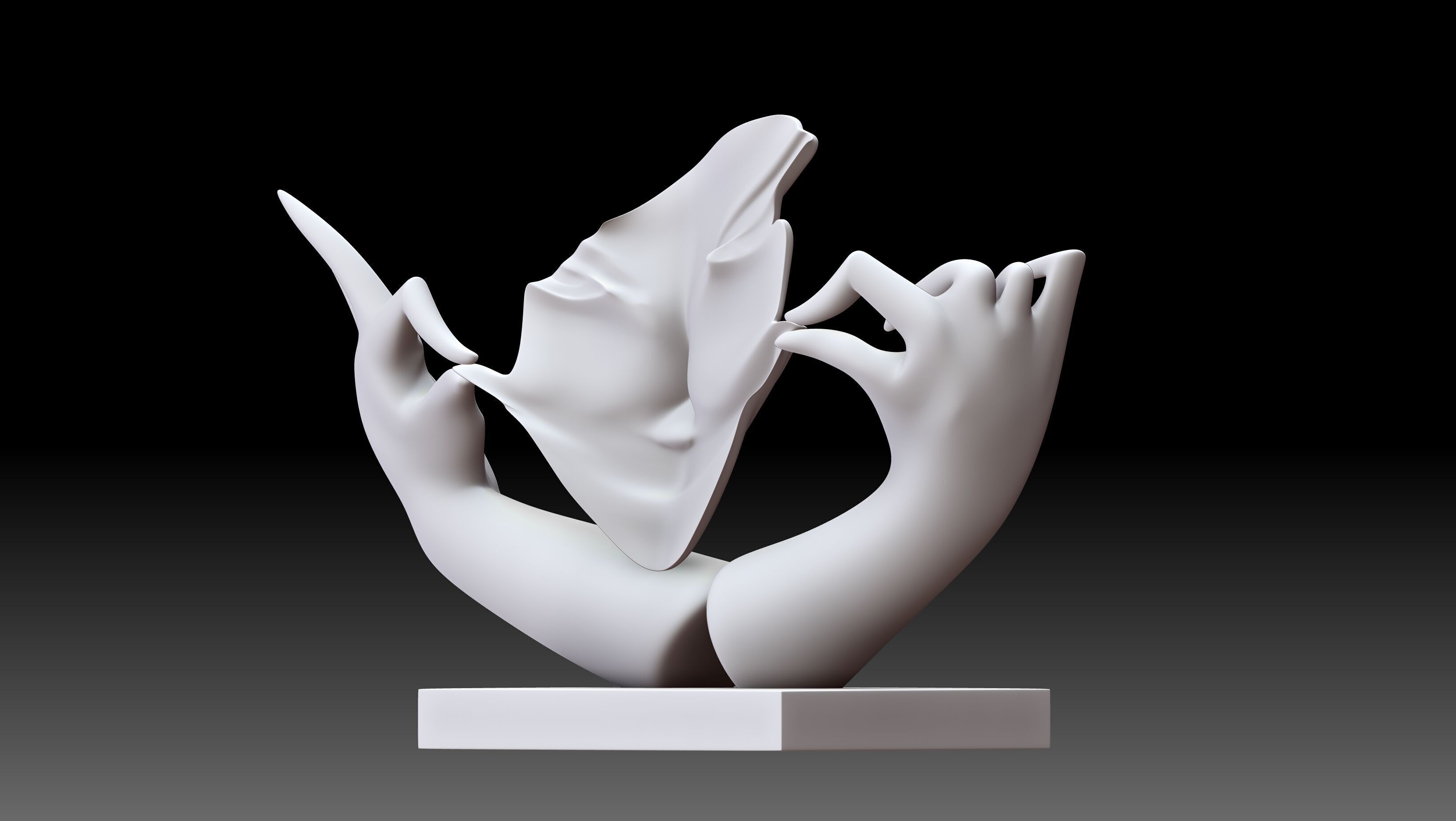 Joker Face for 3D Print and Home decor 3D print model_3