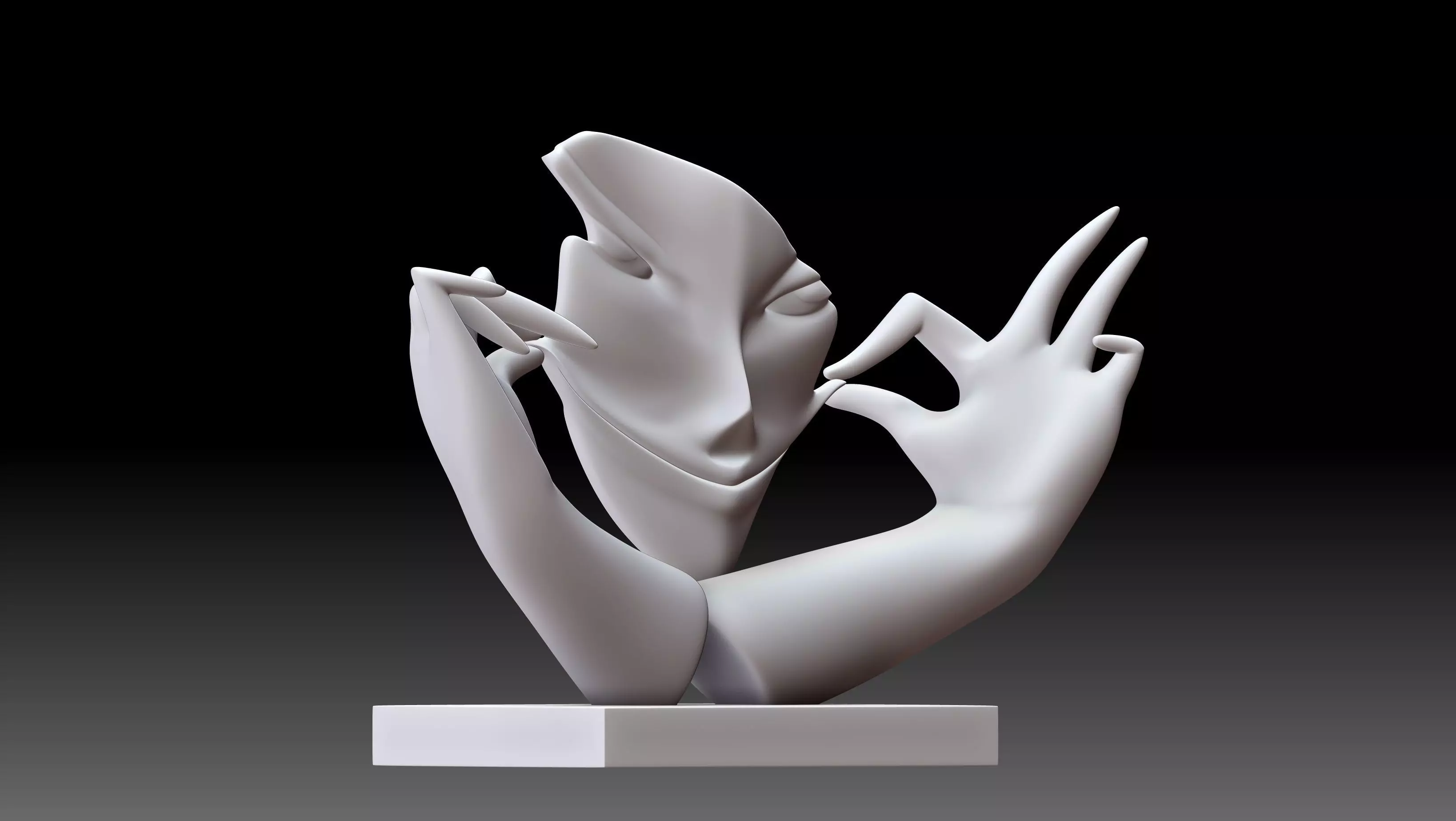 Joker Face for 3D Print and Home decor 3D print model_0