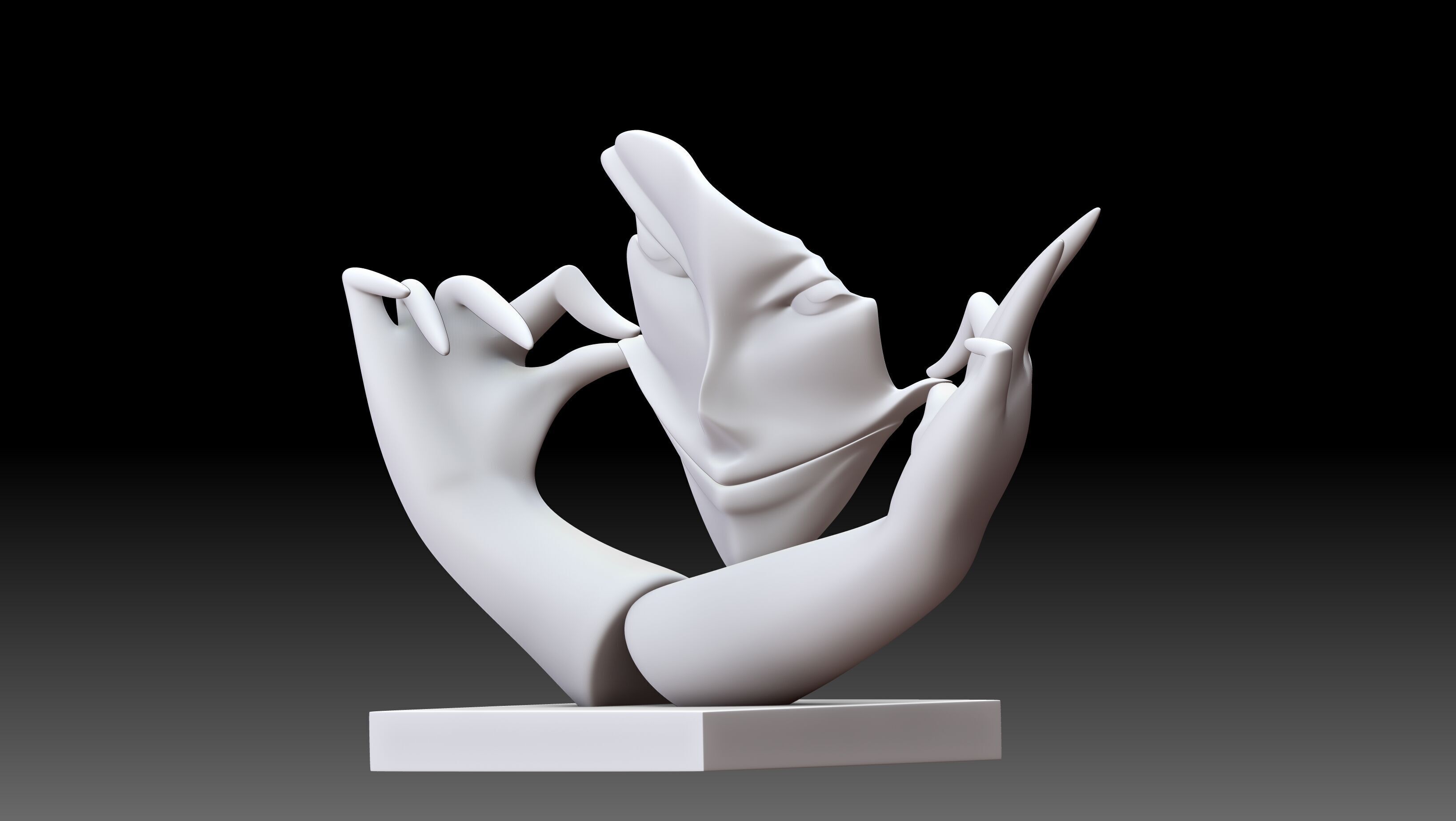 Joker Face for 3D Print and Home decor 3D print model_1