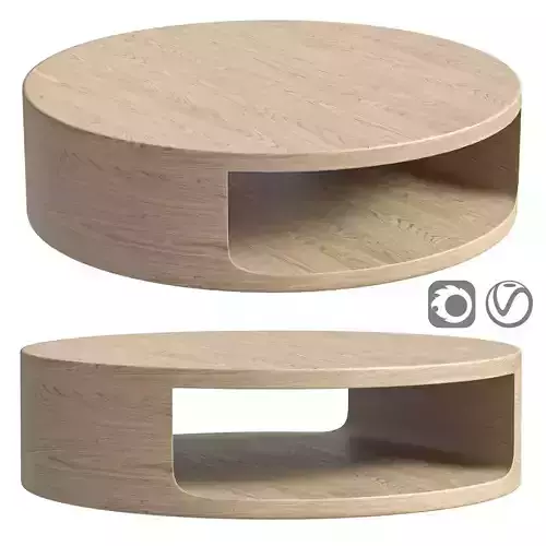 Hot sale luxury popular style coffee table 3D model