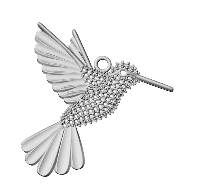 Dije Colibri 7Gramos 3D print model_0