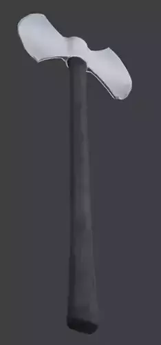 Simple Axe Low-poly 3D model