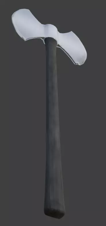 Simple Axe Low-poly 3D model