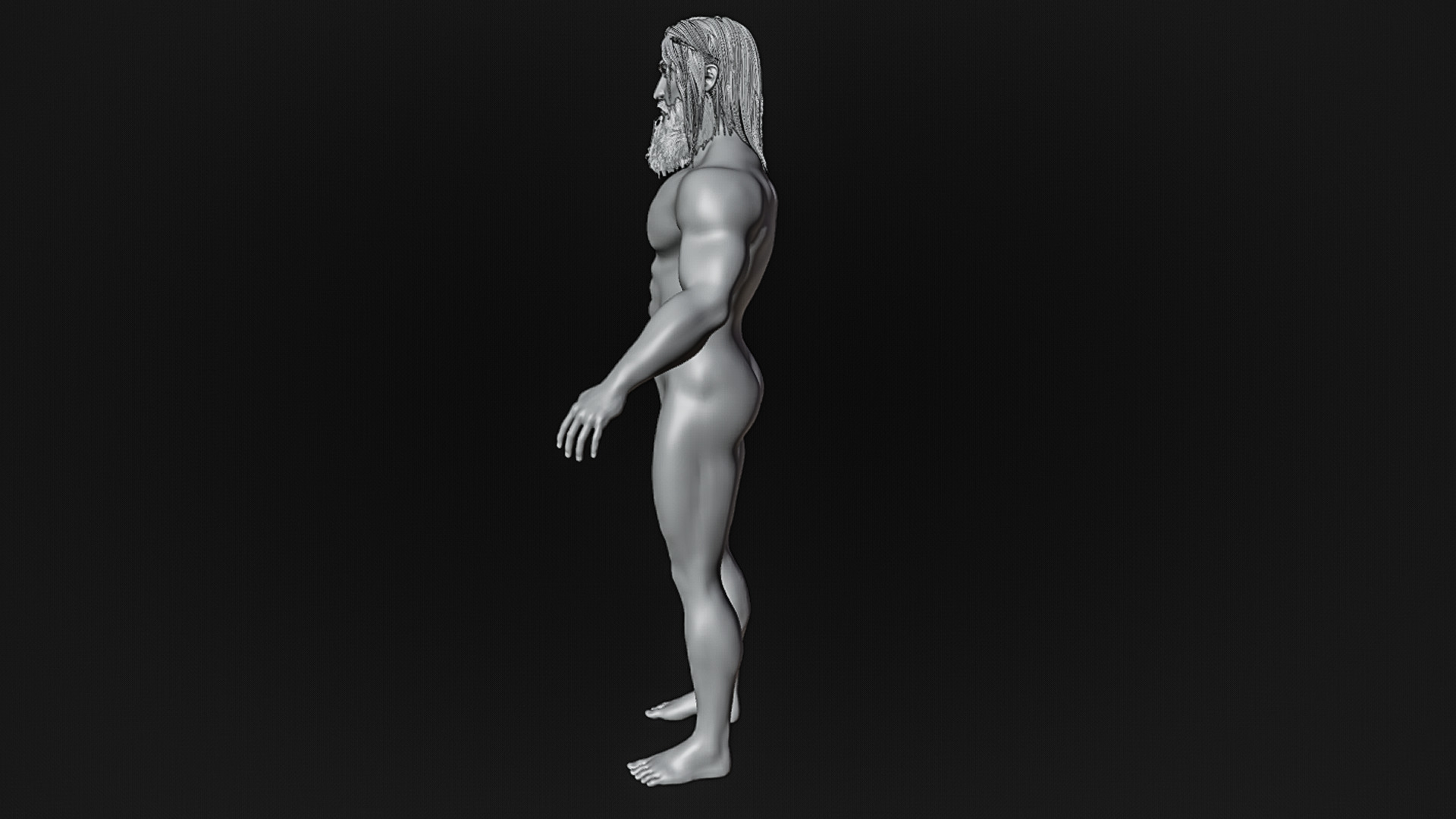 Ultra High Quality GodLike Character - Ready For Animation Low-poly 3D model_11