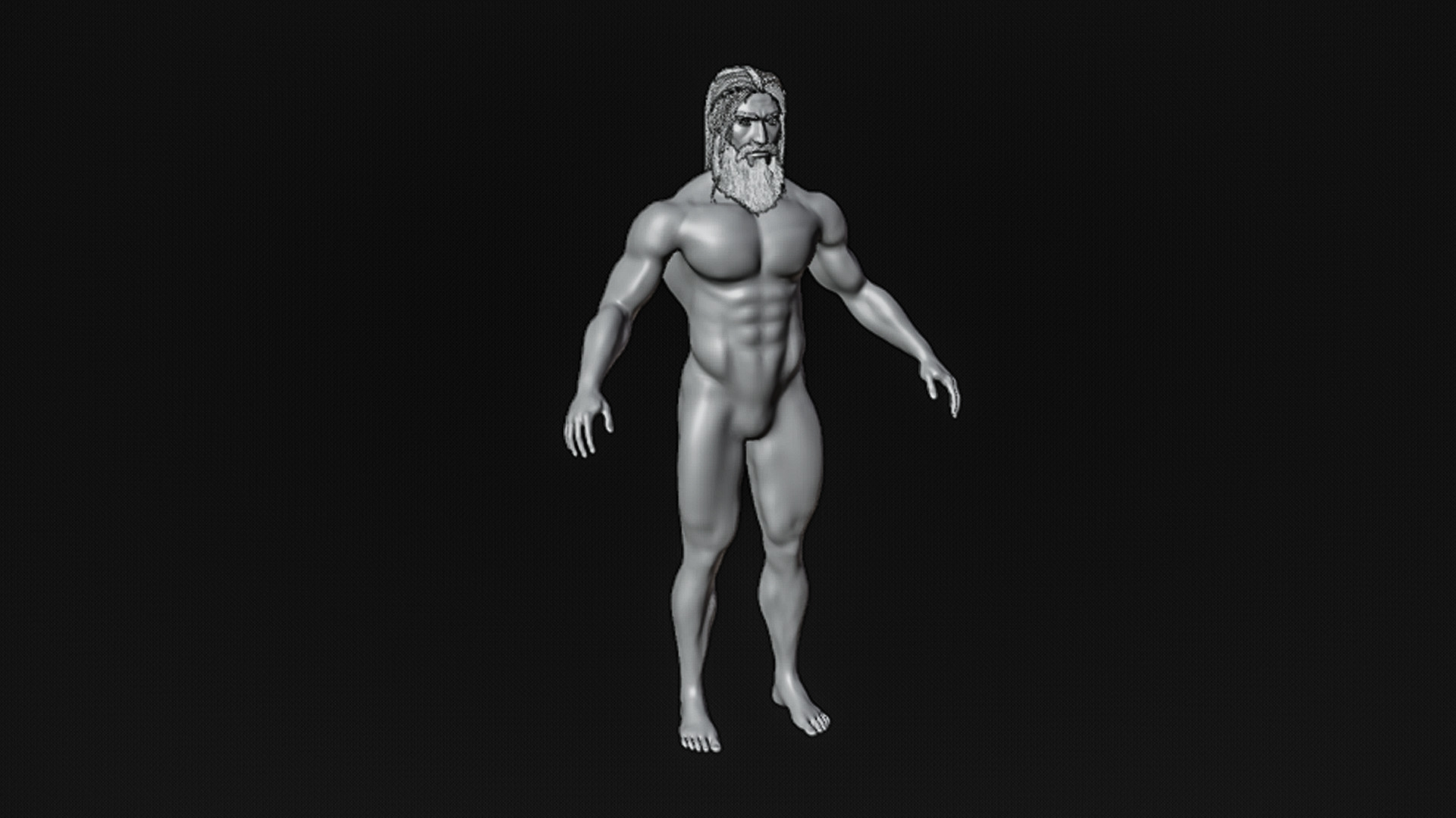 Ultra High Quality GodLike Character - Ready For Animation Low-poly 3D model_10