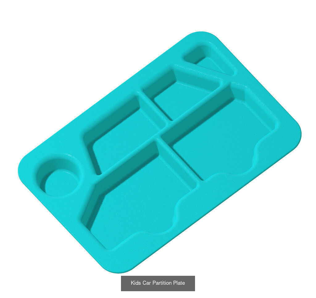 KIDS PREMIUM FOOD PLATE PACK 3D Model Collection_5