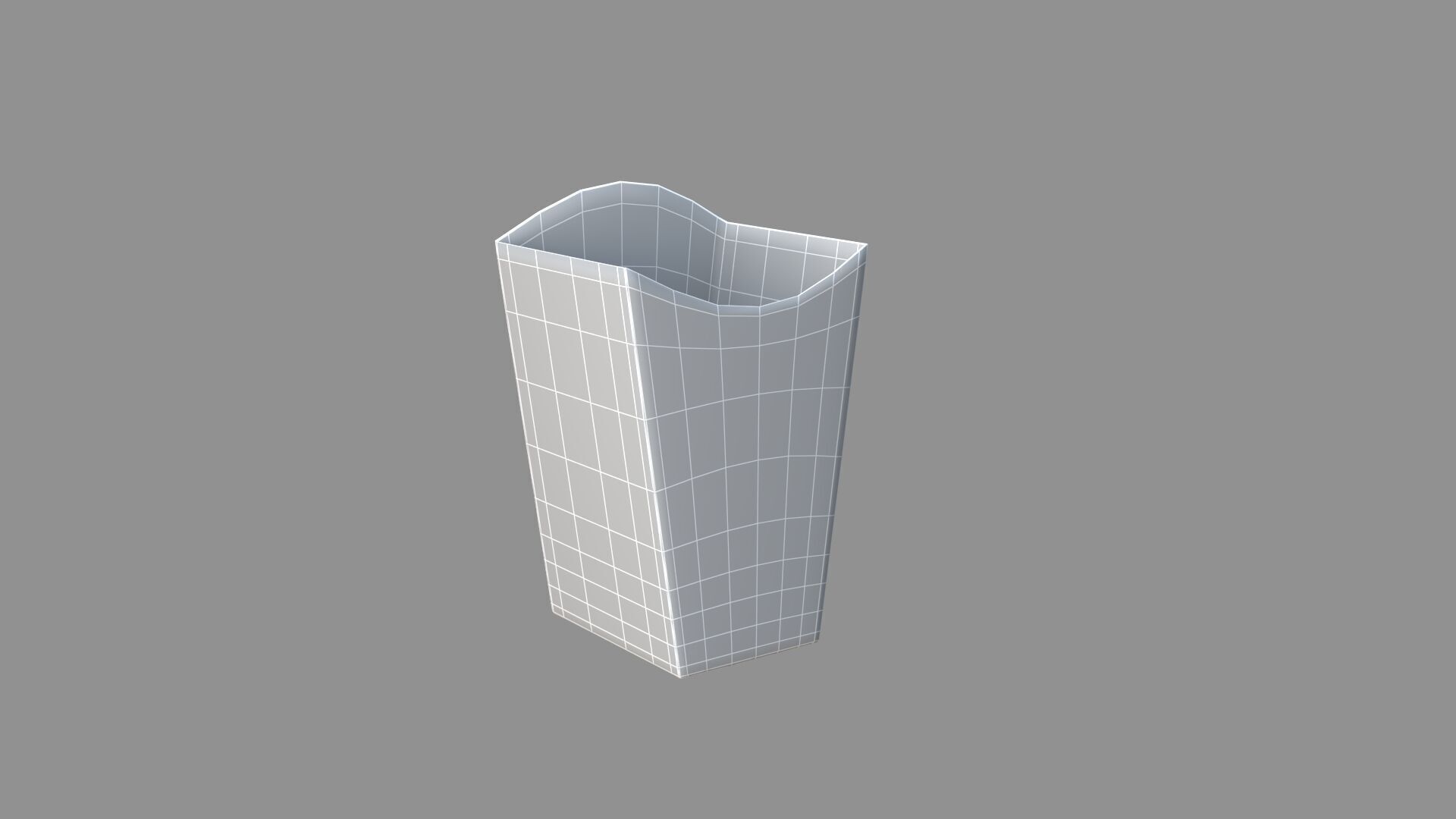 popcorn box 3D model_5