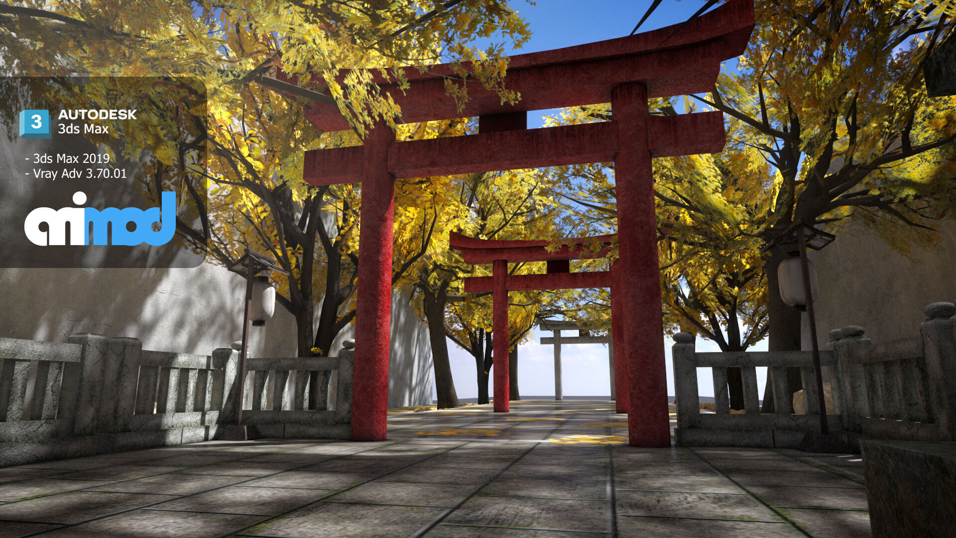 Japanese Small Shrine Temple 0002 3D model_3