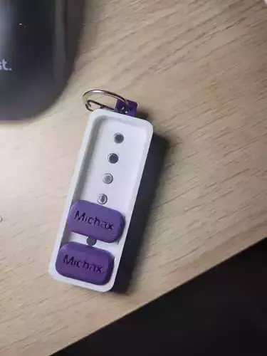 Neodymium magnetic slider 8 magnets  5x4mm 3D print model