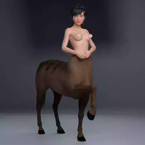 Centaur girl 3D print model
