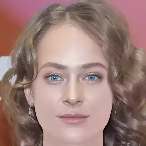 Aglaya Tarasova Head - No Hair - Low poly head for game Low-poly 3D model