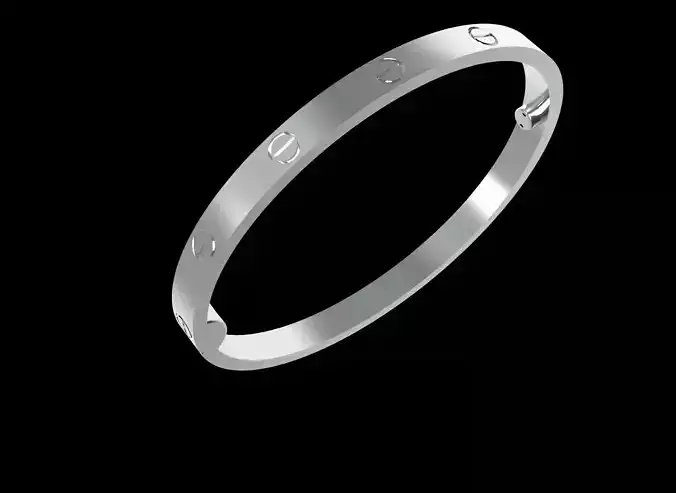 Screw Bracelet Wrist Measurement 170mm 3D print model
