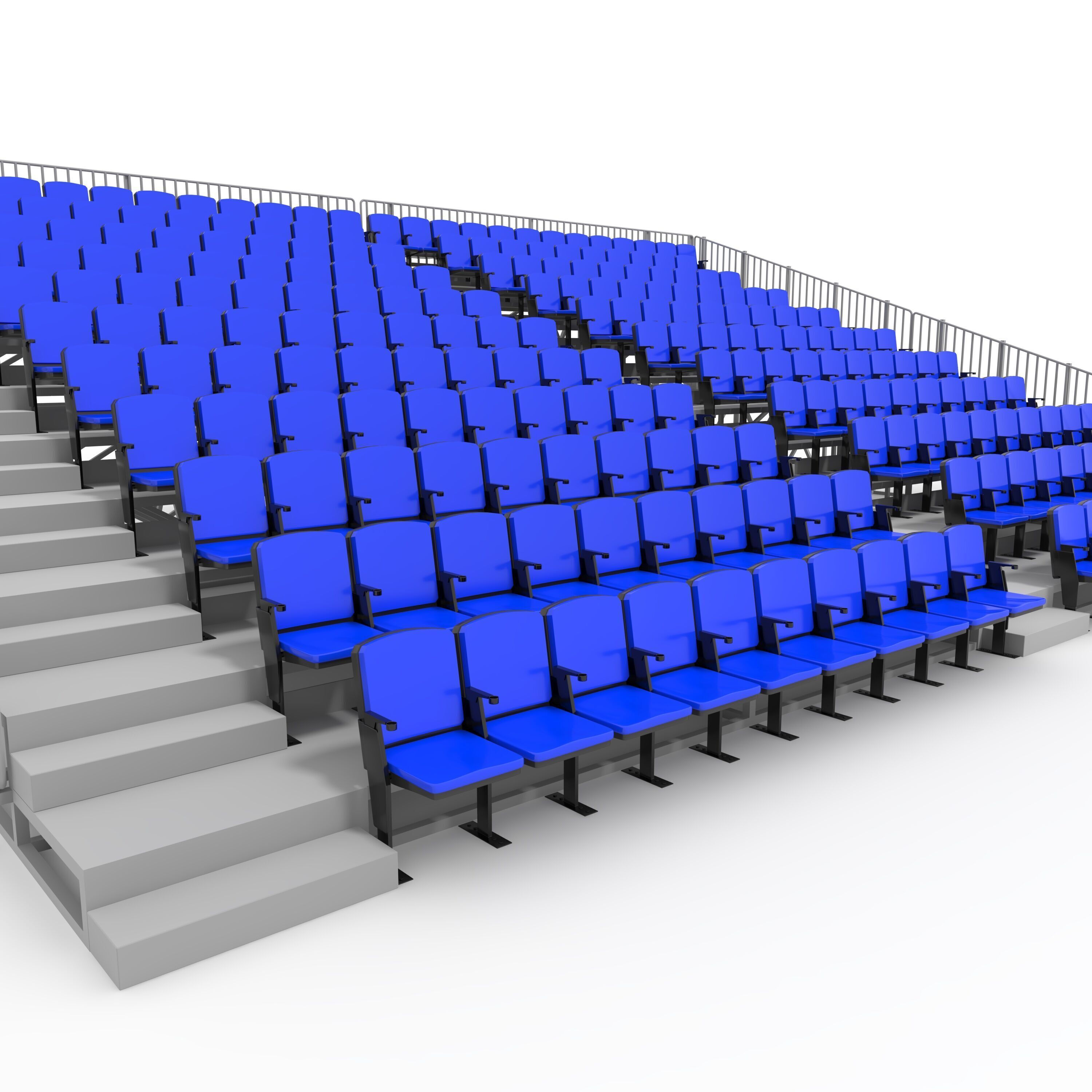 Bleachers 15 3D model_16