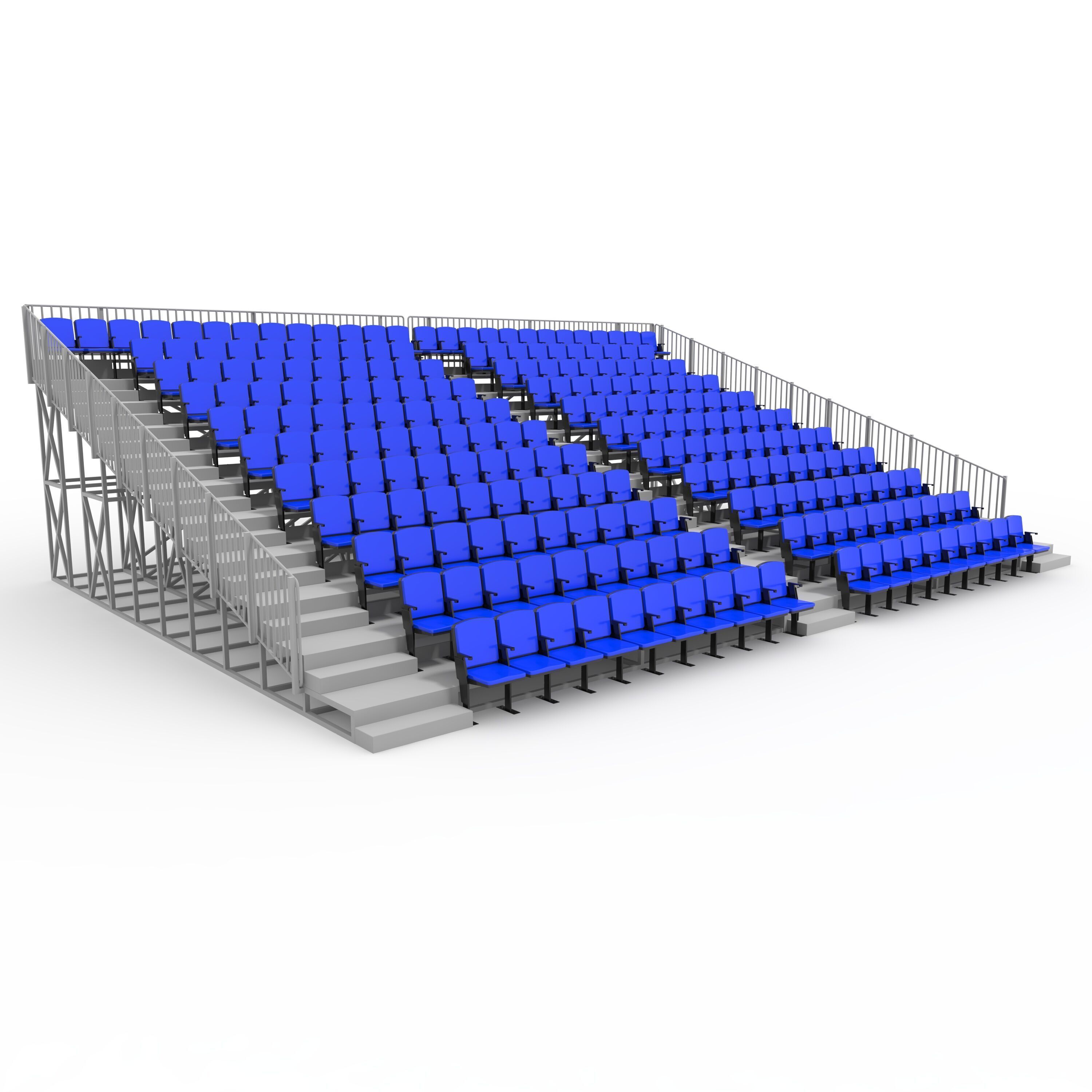 Bleachers 15 3D model_8