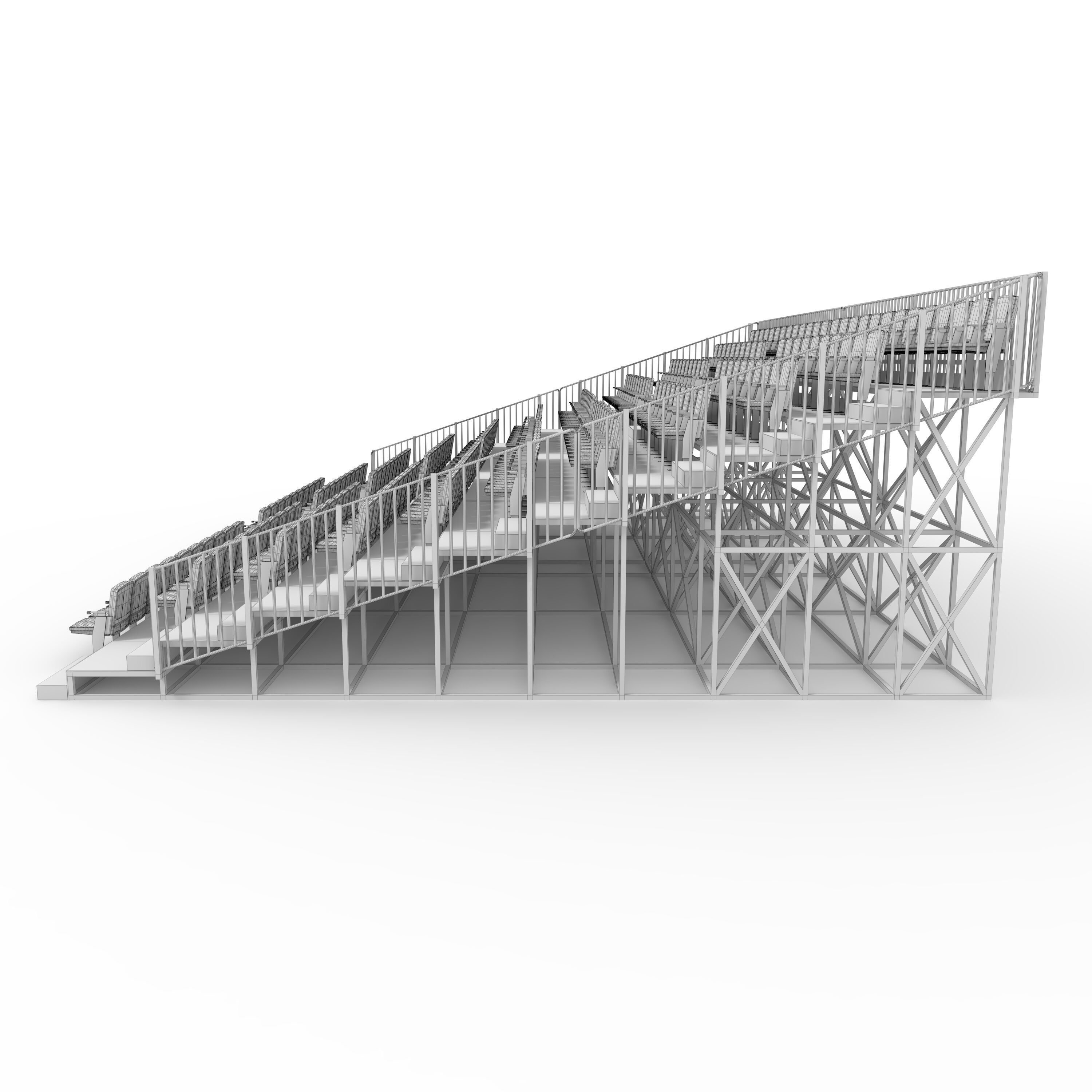 Bleachers 15 3D model_13
