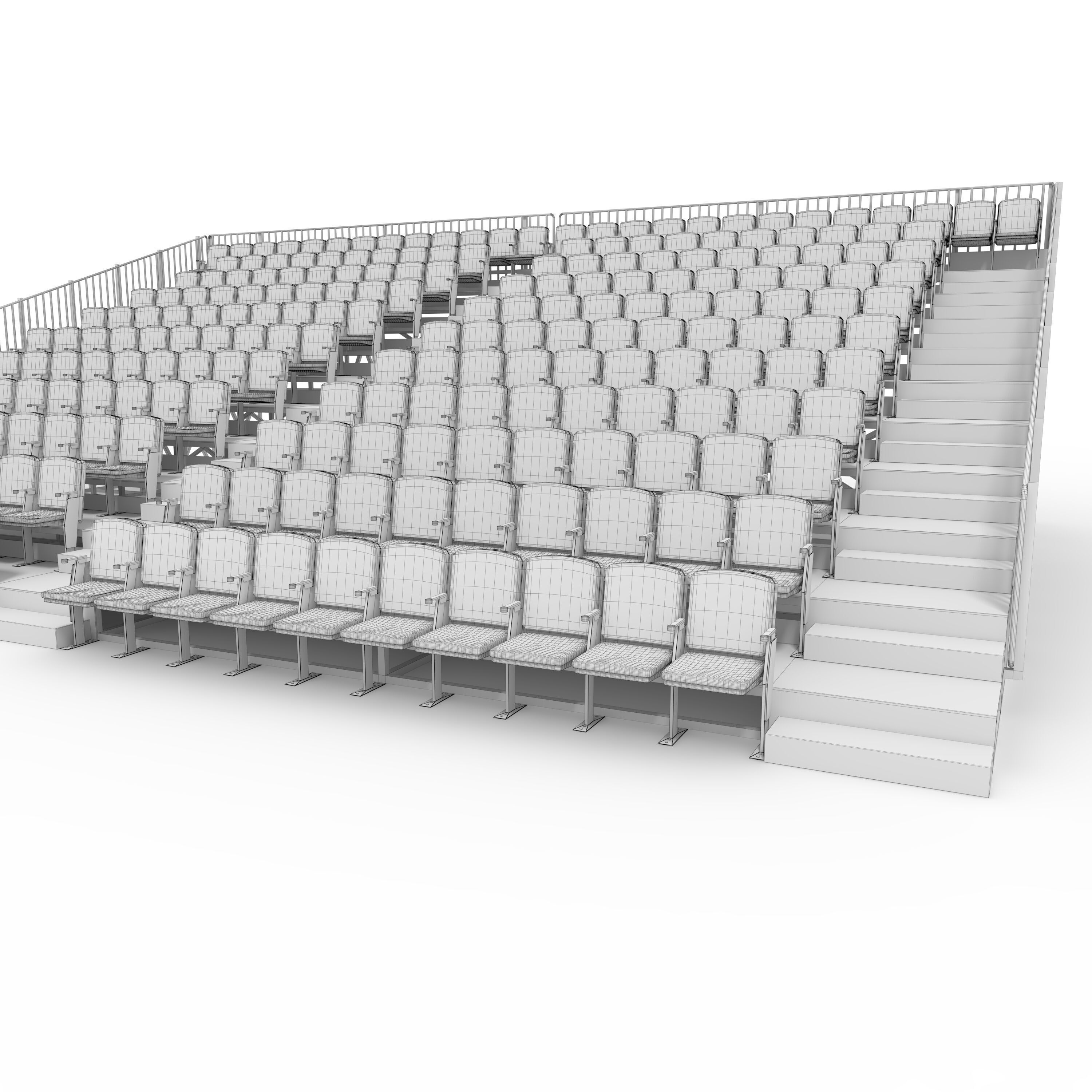 Bleachers 15 3D model_23