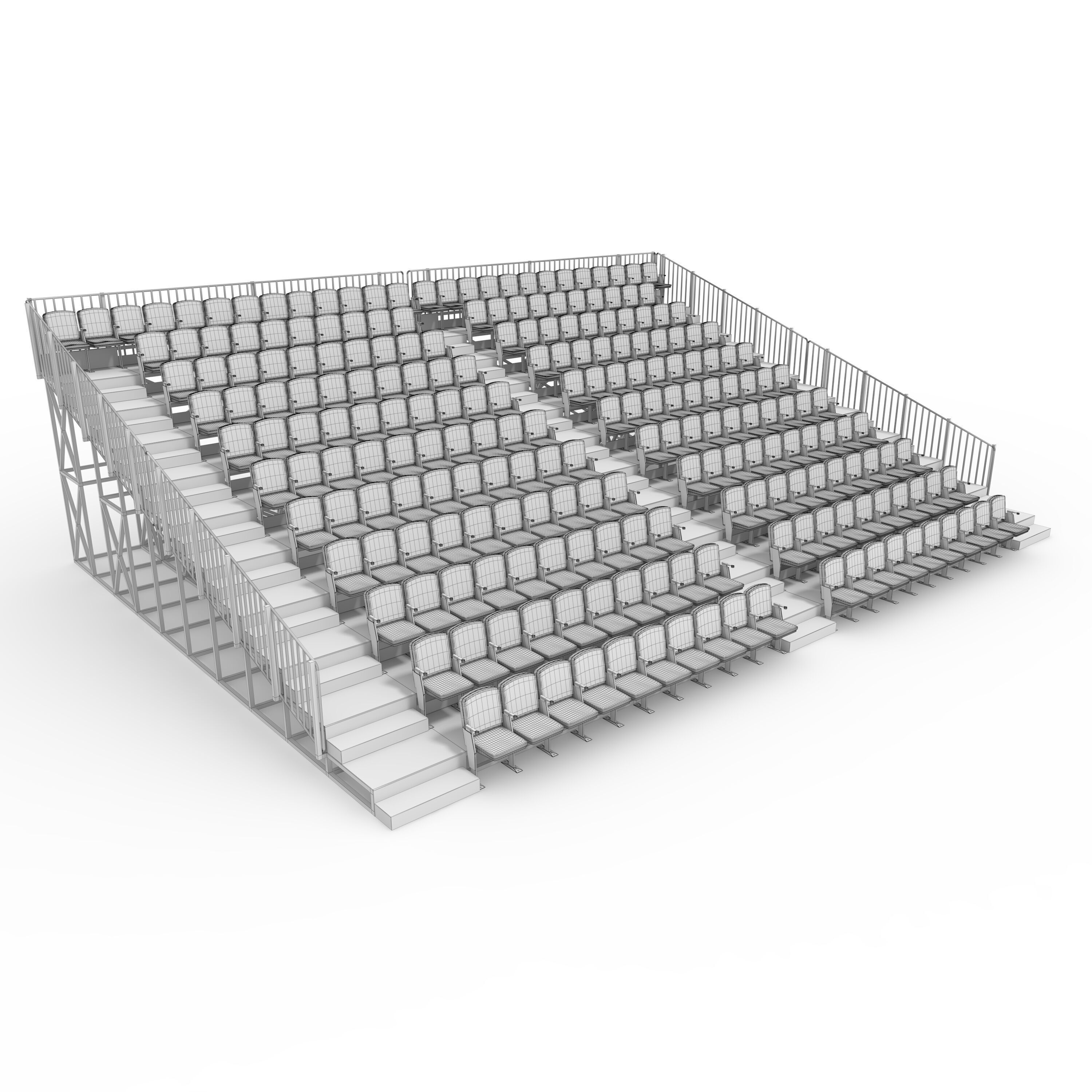 Bleachers 15 3D model_1